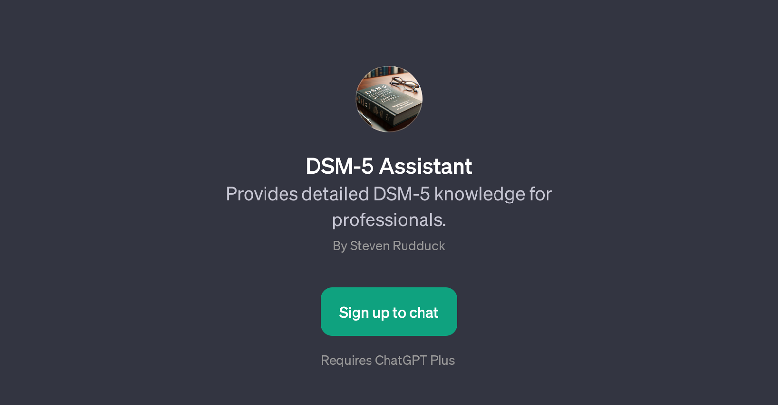 DSM-5 Assistant website