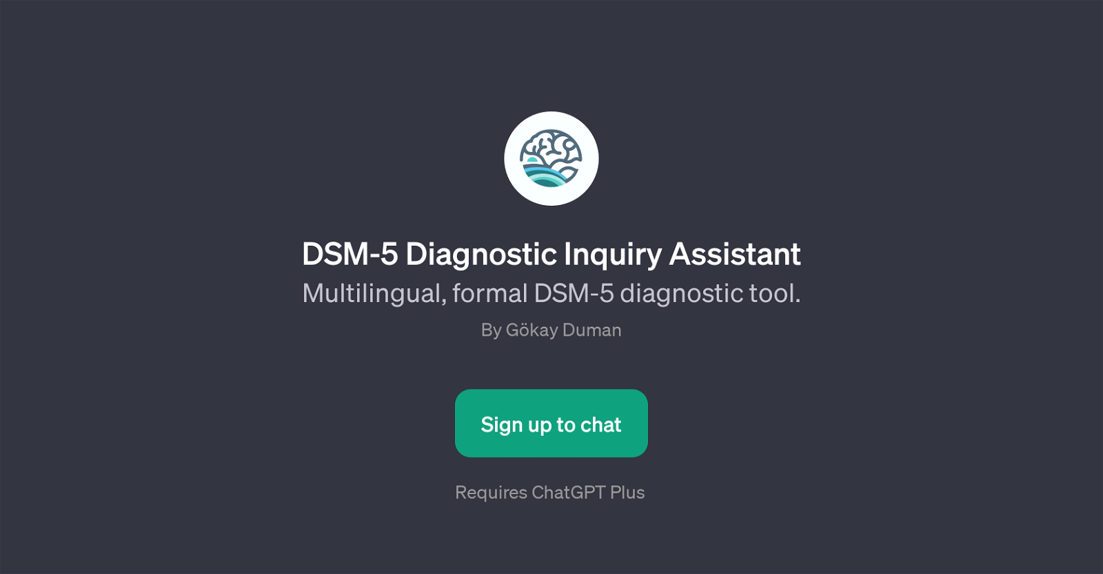 DSM-5 Diagnostic Inquiry Assistant website