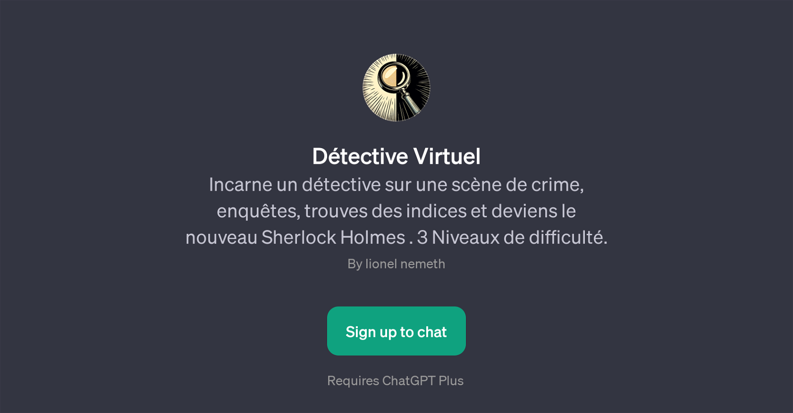 Dtective Virtuel website