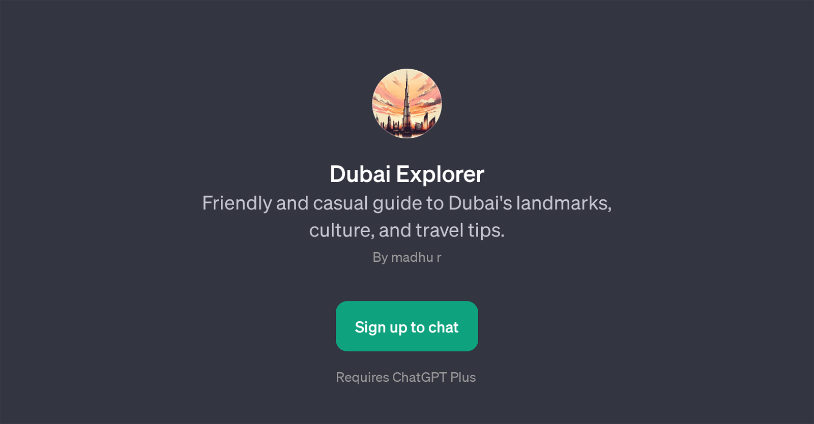 Dubai Explorer website