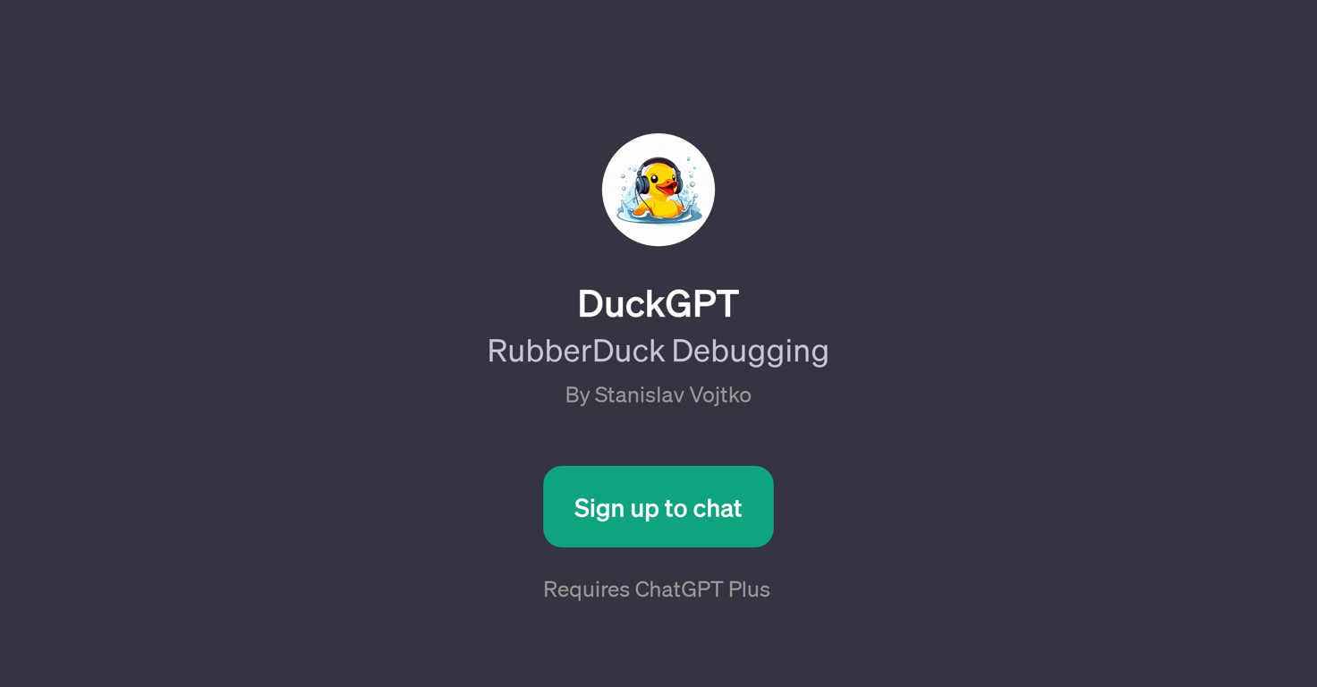 DuckGPT website