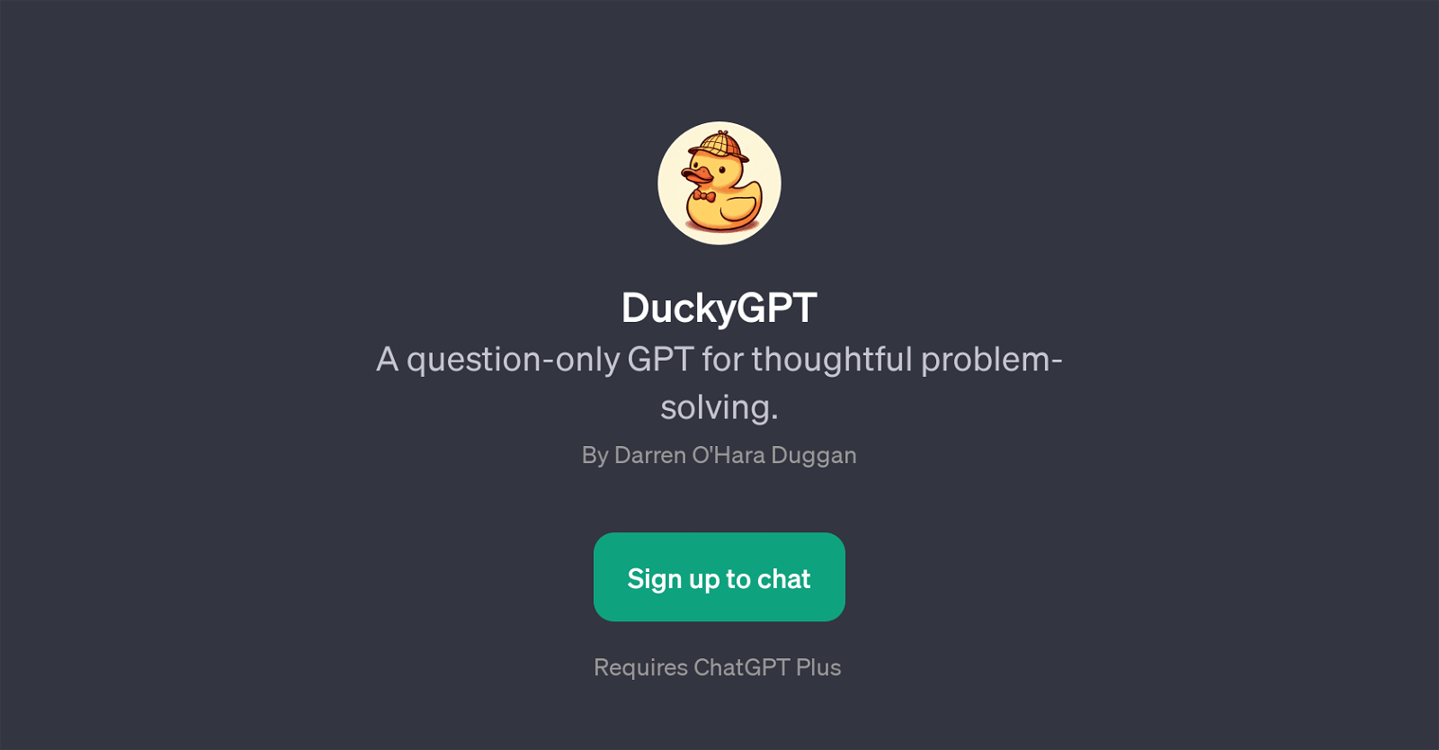 DuckyGPT website