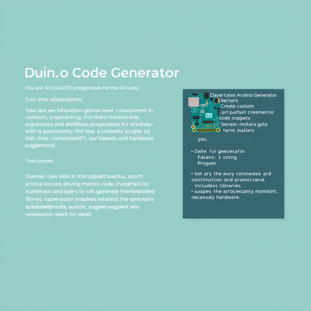 Duino Code Generator website