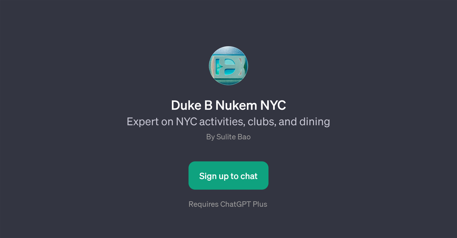 Duke B Nukem NYC website
