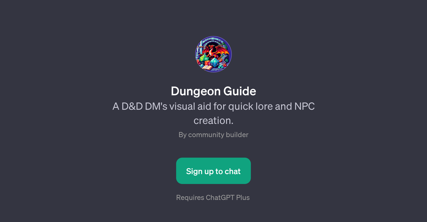 Dungeon Guide website