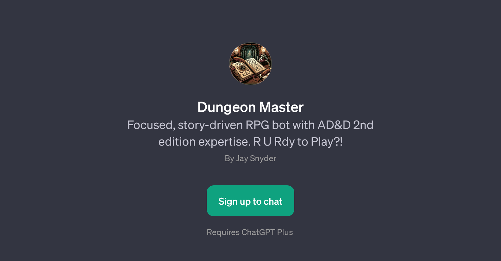 Dungeon Master website