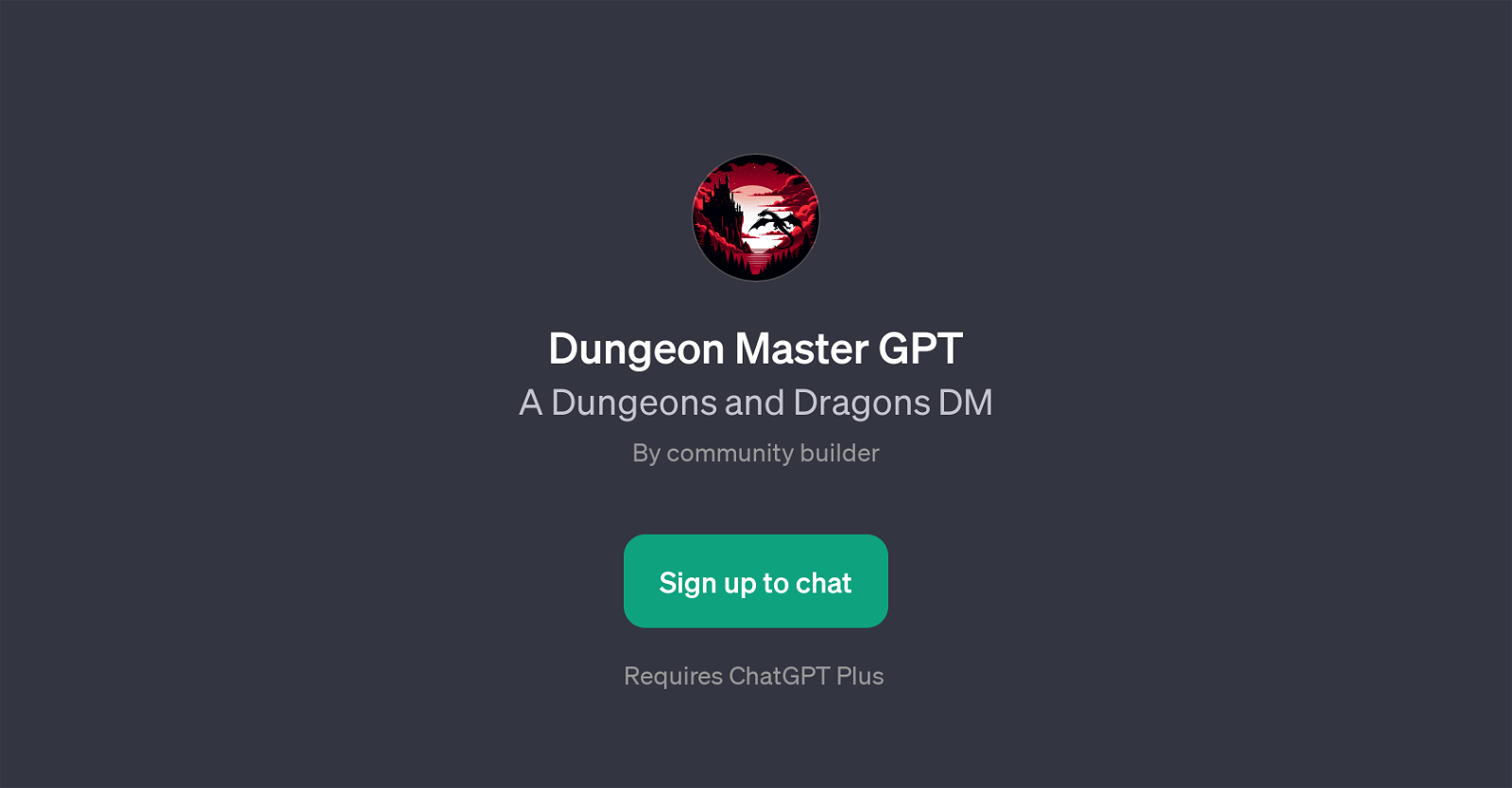 Dungeon Master GPT website