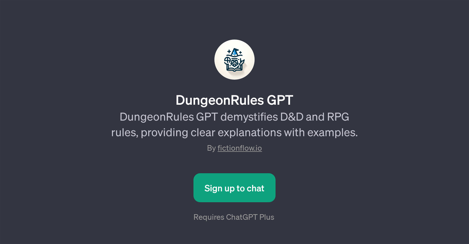 DungeonRules GPT website