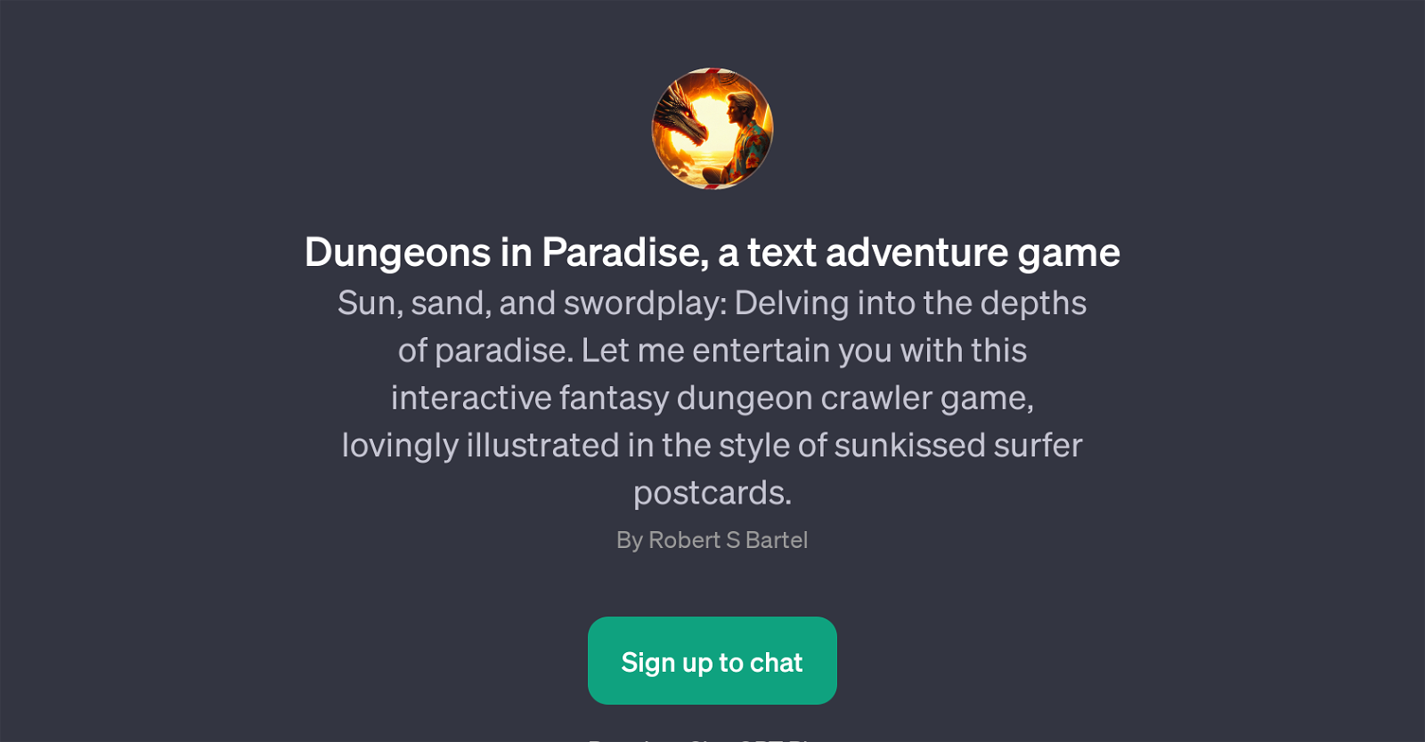 Dungeons in Paradise website