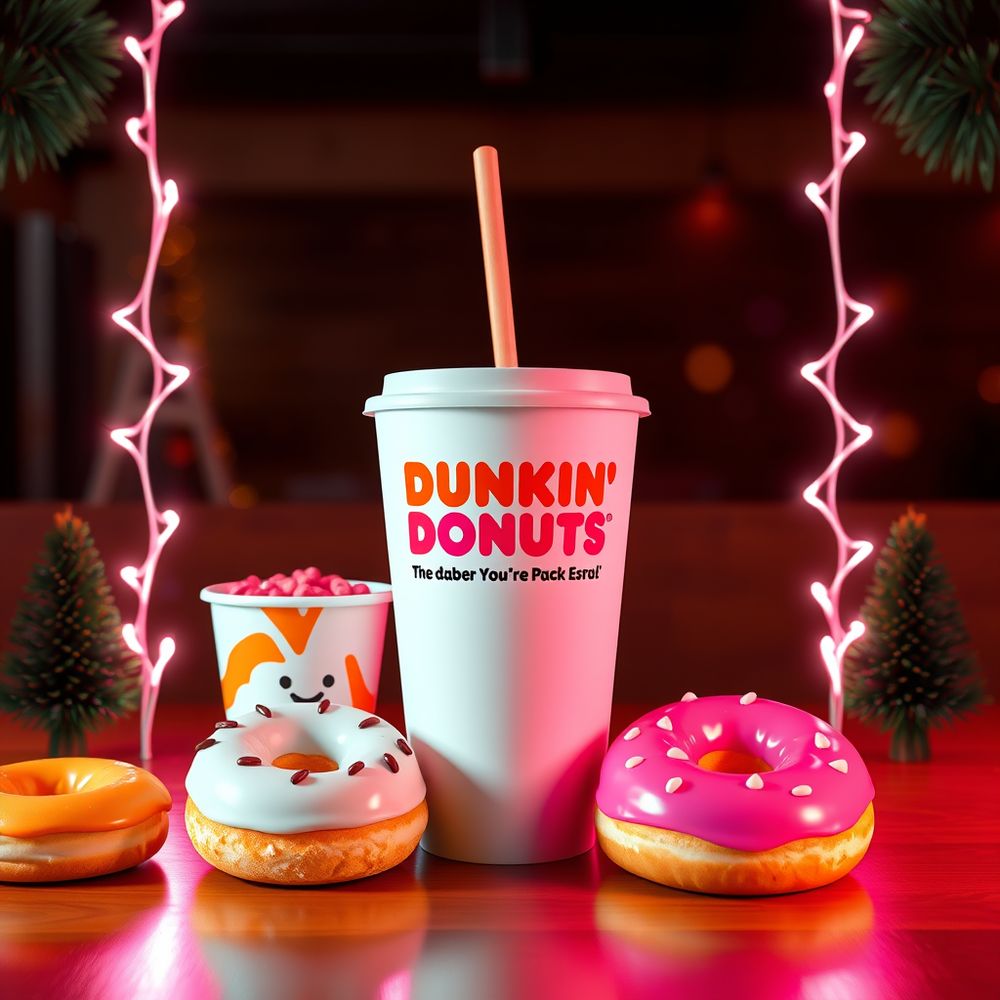 Dunkin' Donuts designs website