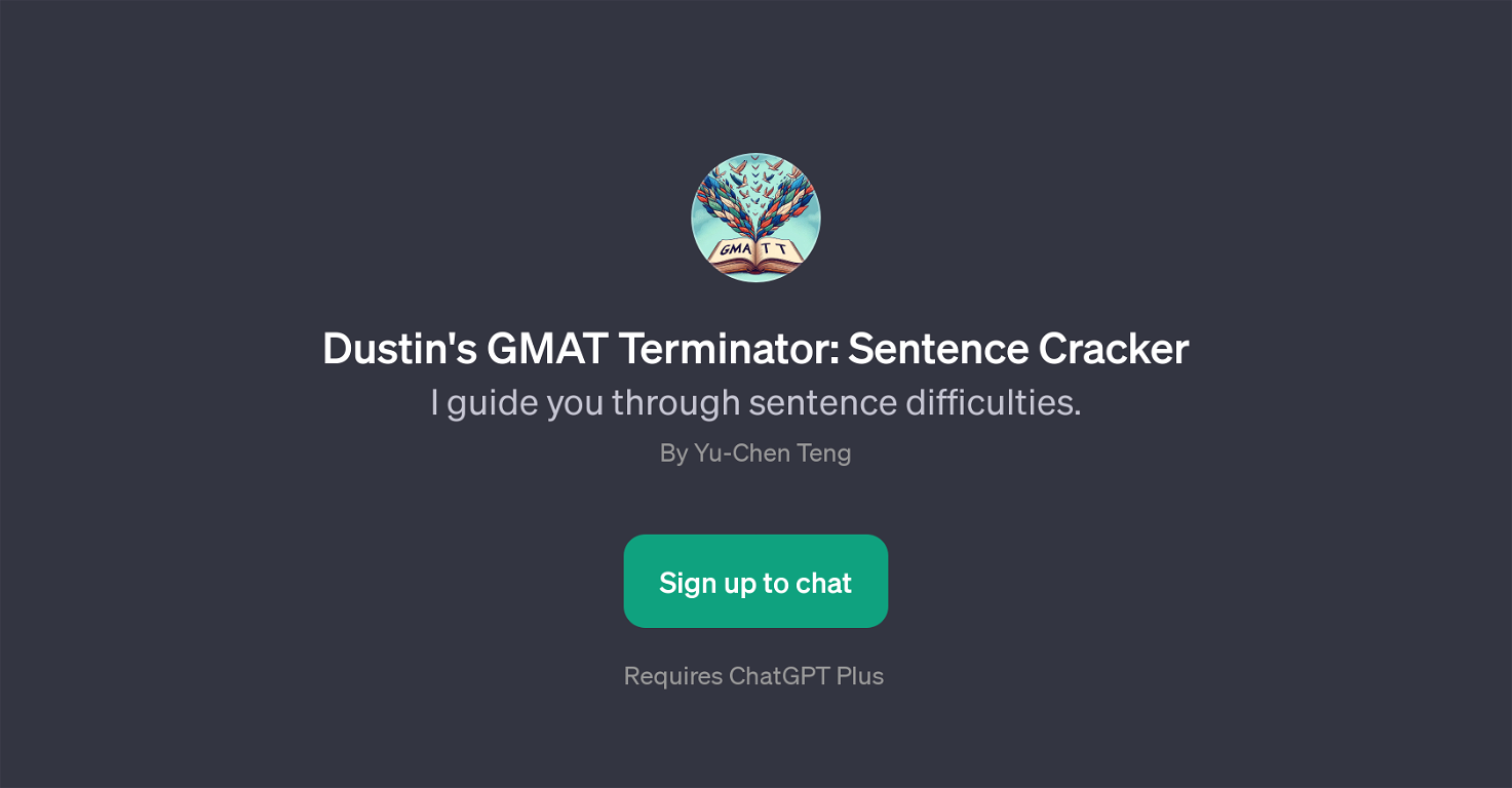 Dustin's GMAT Terminator: Sentence Cracker website