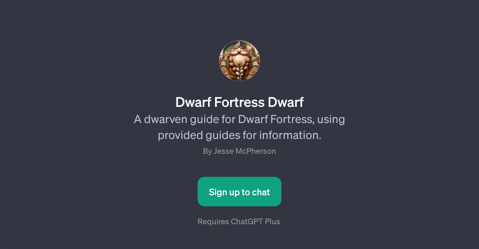 Dwarf Fortress Dwarf website