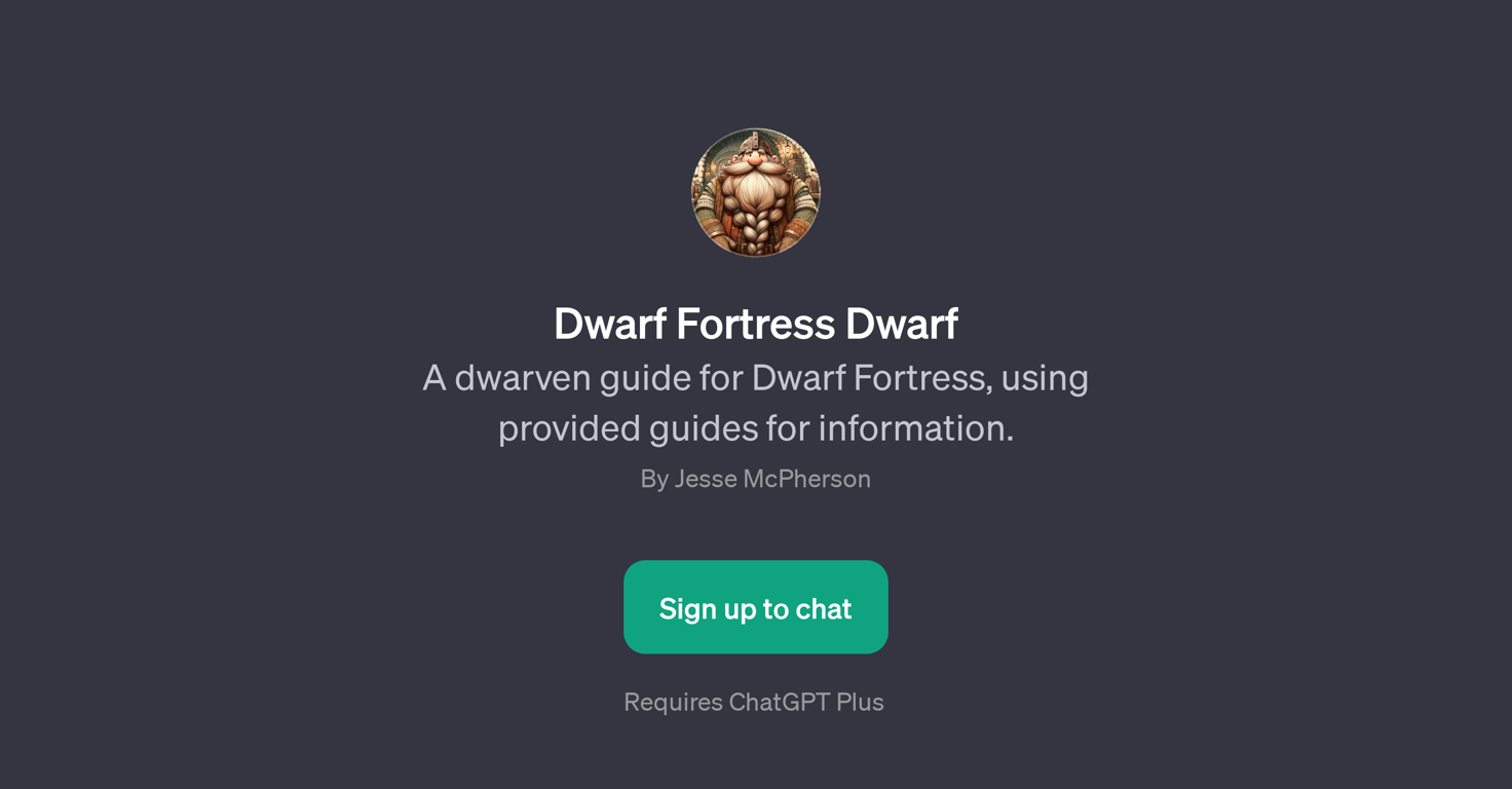 Dwarf Fortress Dwarf website