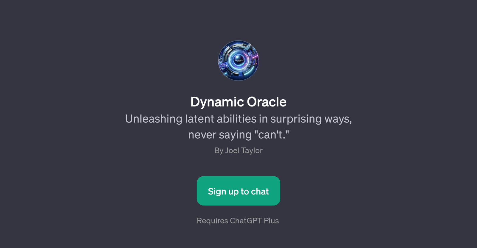 Dynamic Oracle website