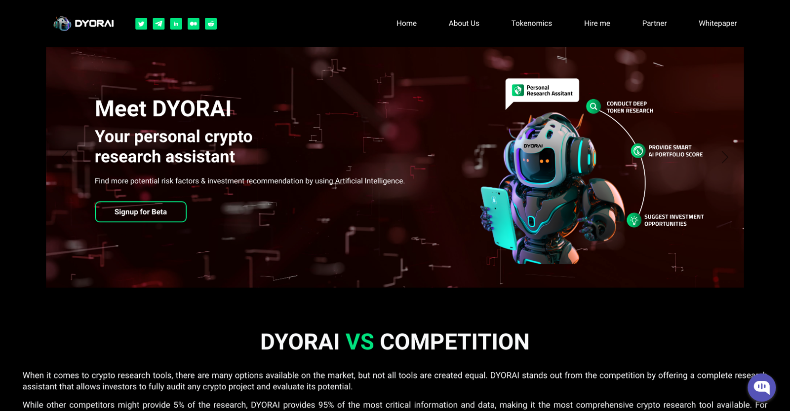 DYORAI website