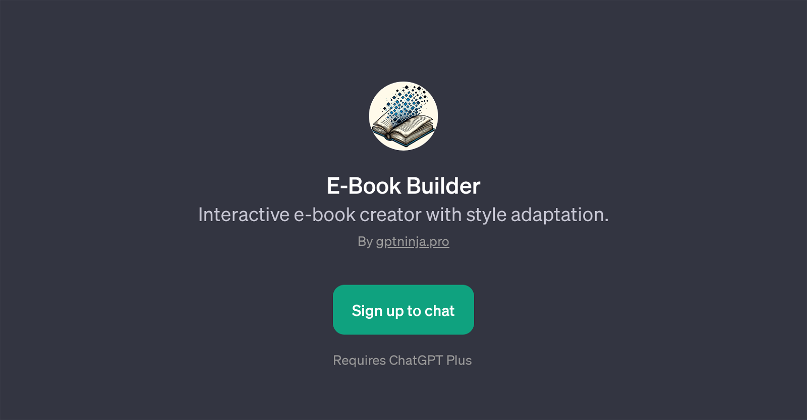 E-Book Builder website