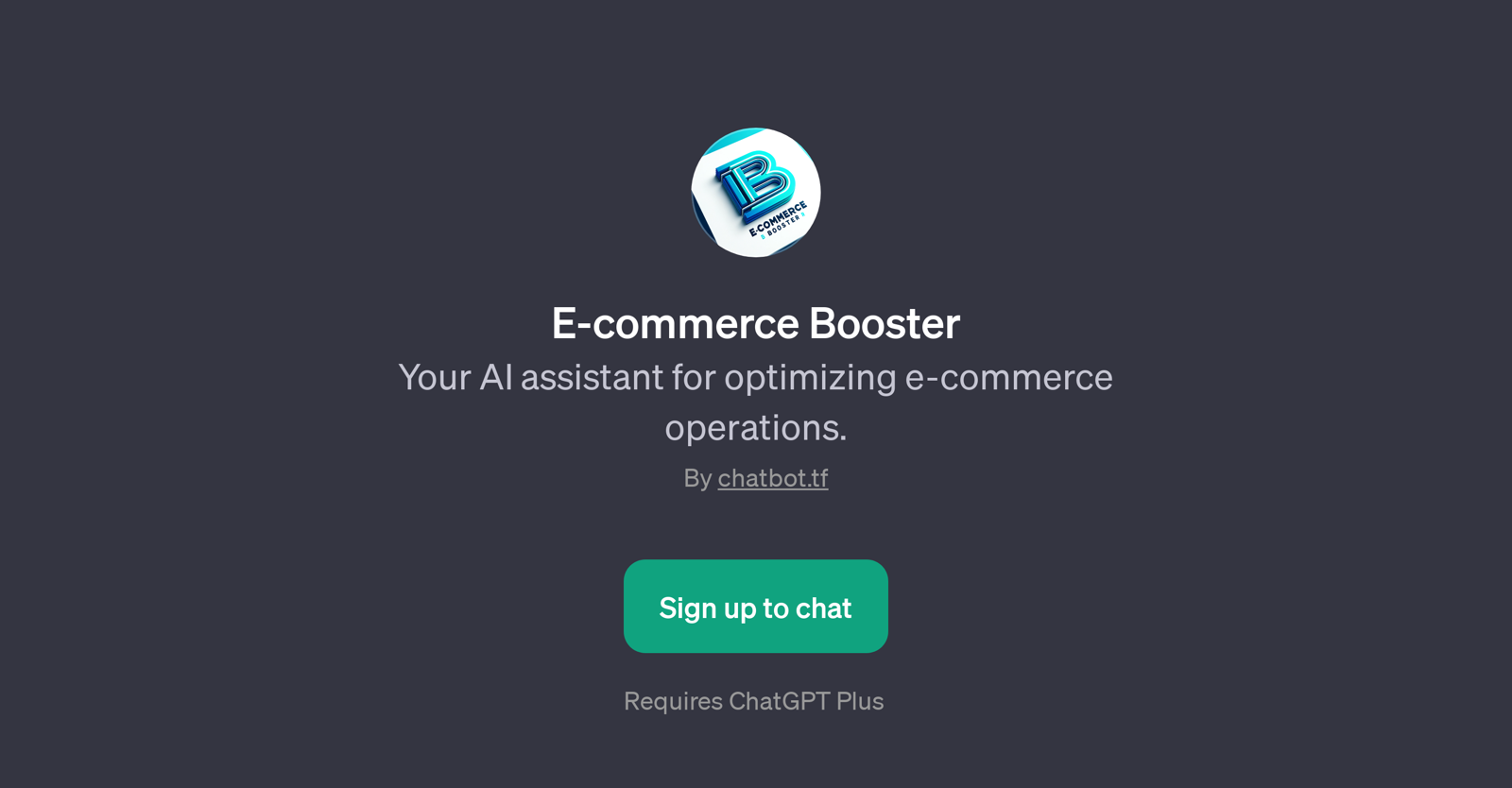 E-commerce Booster website