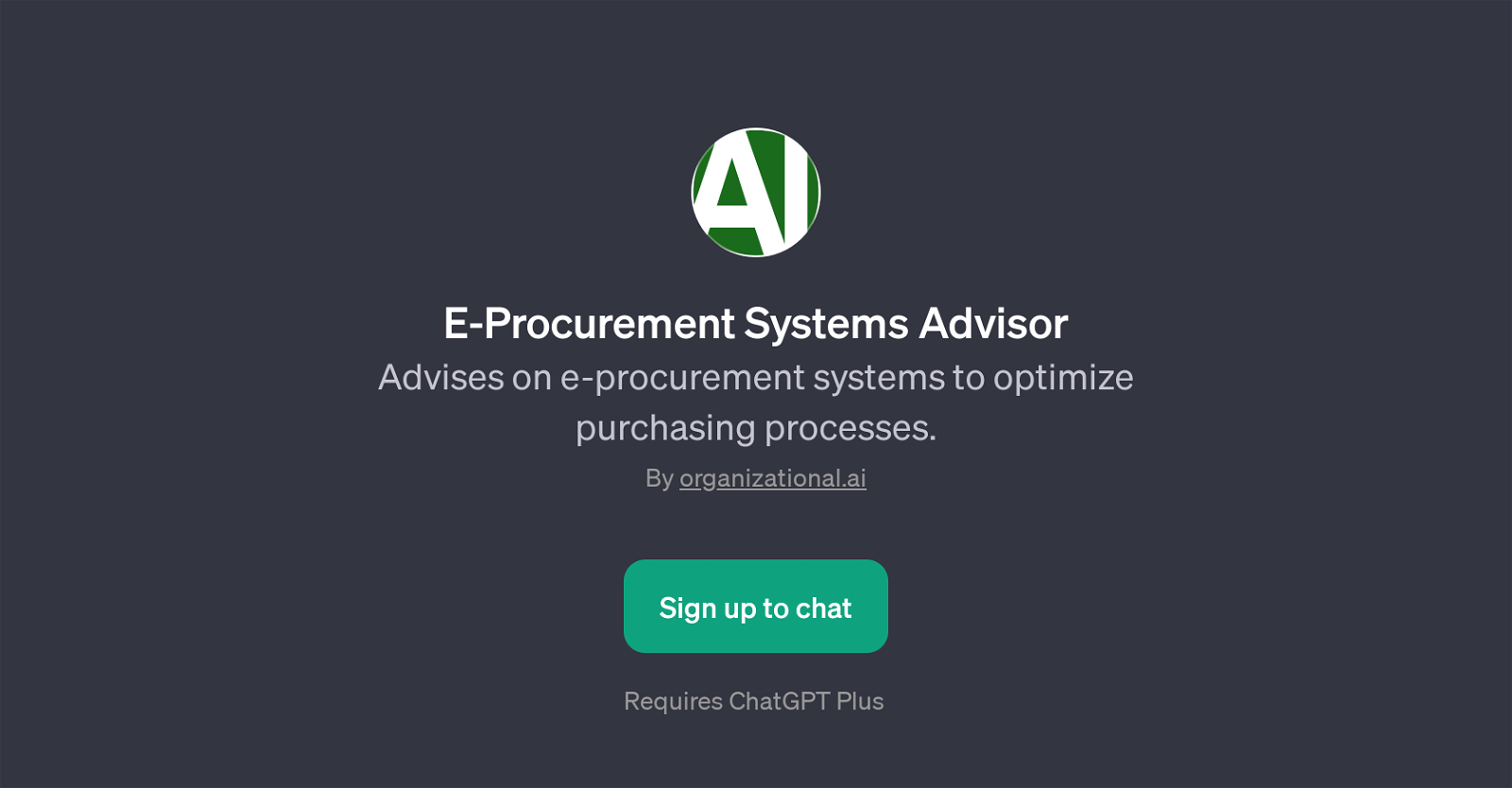 E-Procurement Systems Advisor website