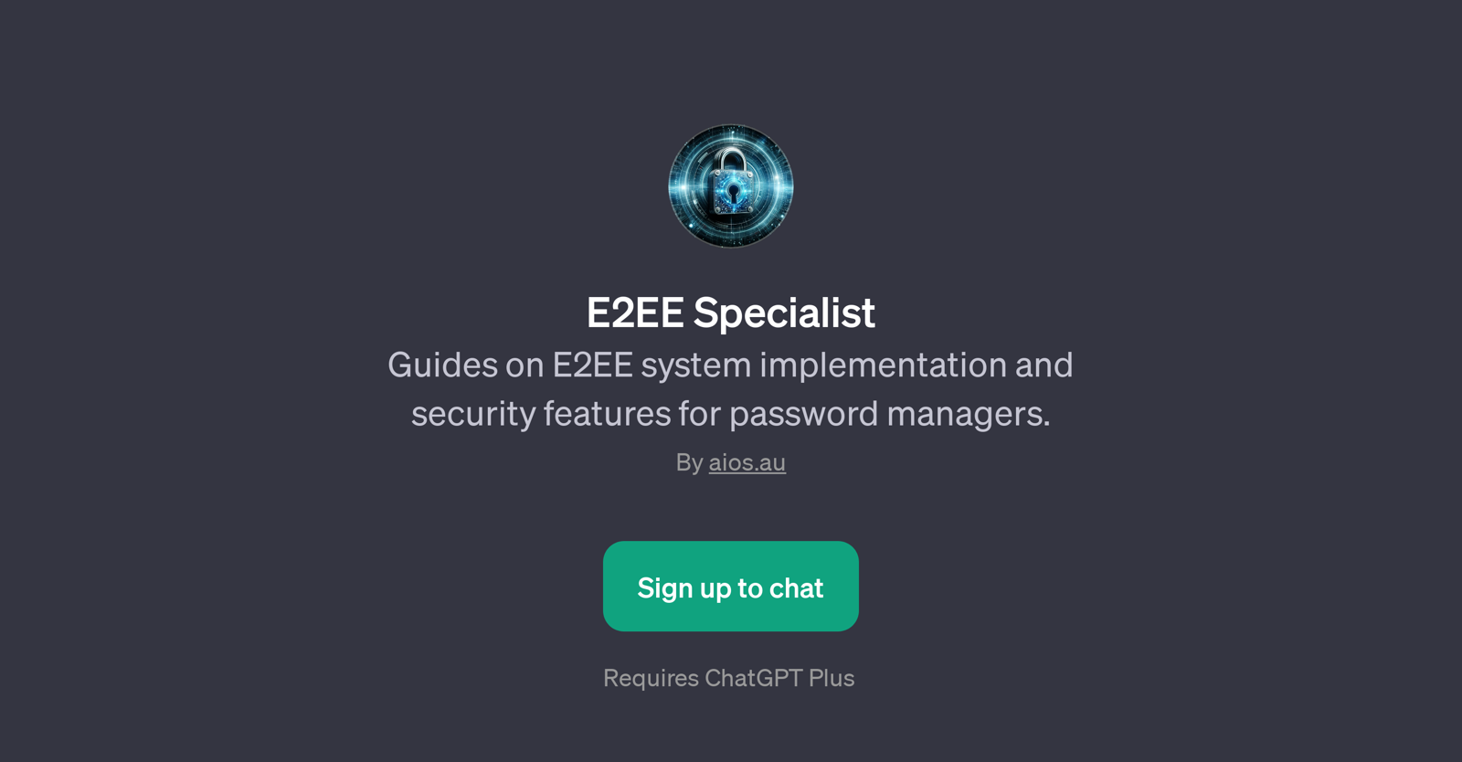 E2EE Specialist website