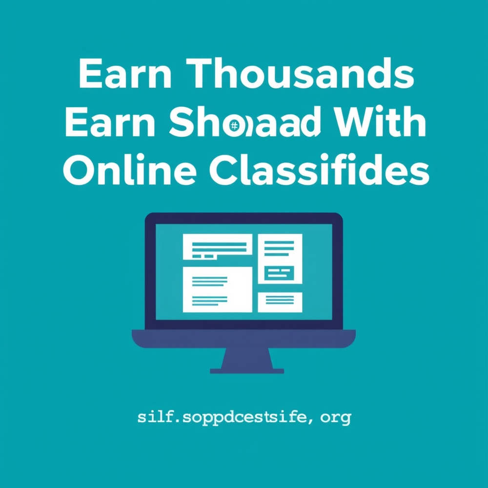 Earn Thousands With Online Classifieds Instantly! website