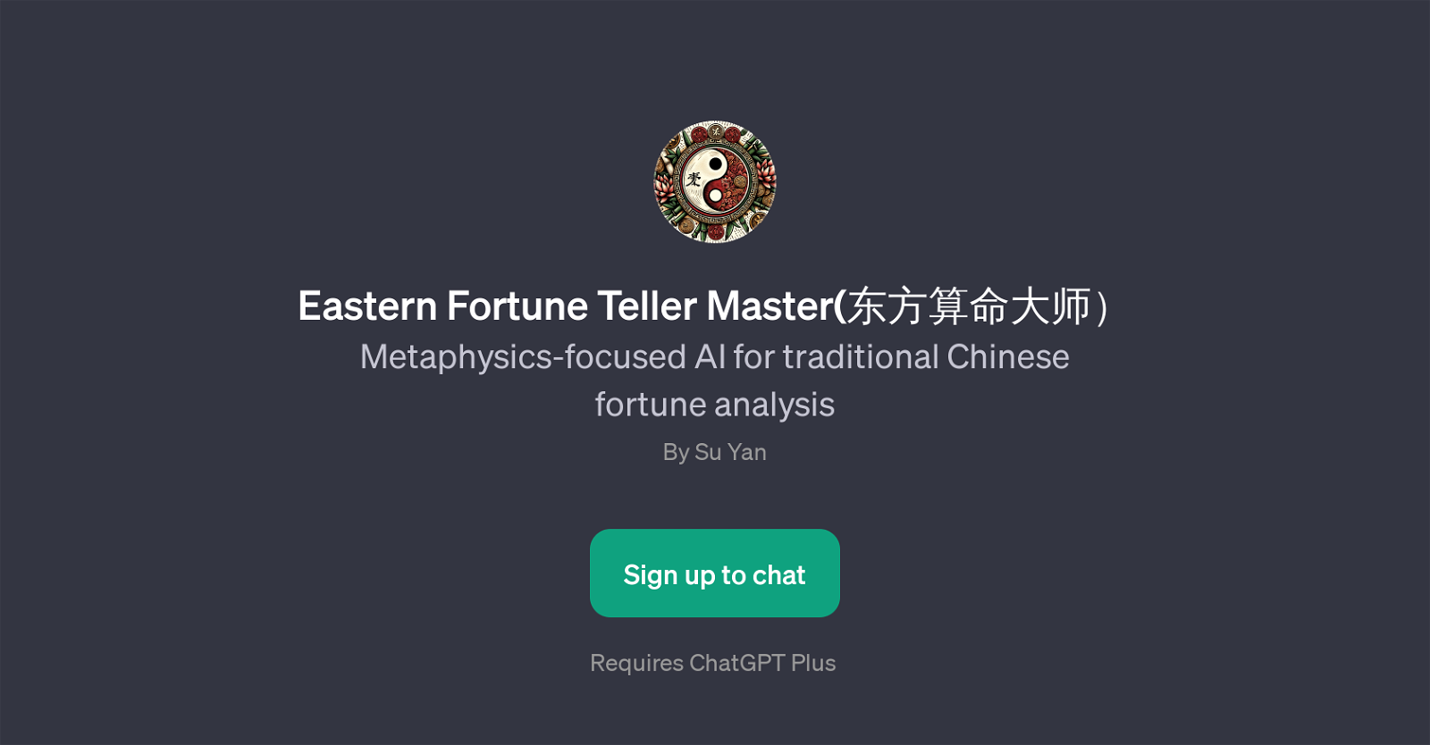 Eastern Fortune Teller Master website
