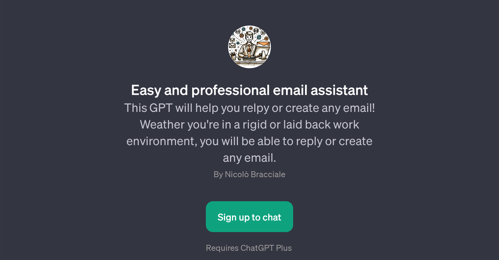 Easy and Professional Email Assistant website