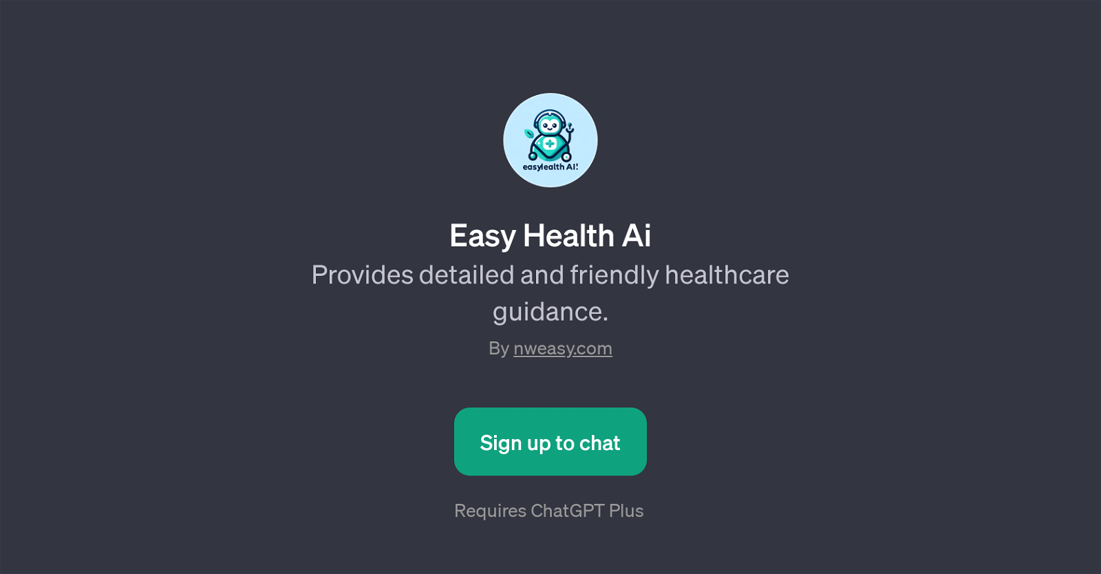 Easy Health Ai website
