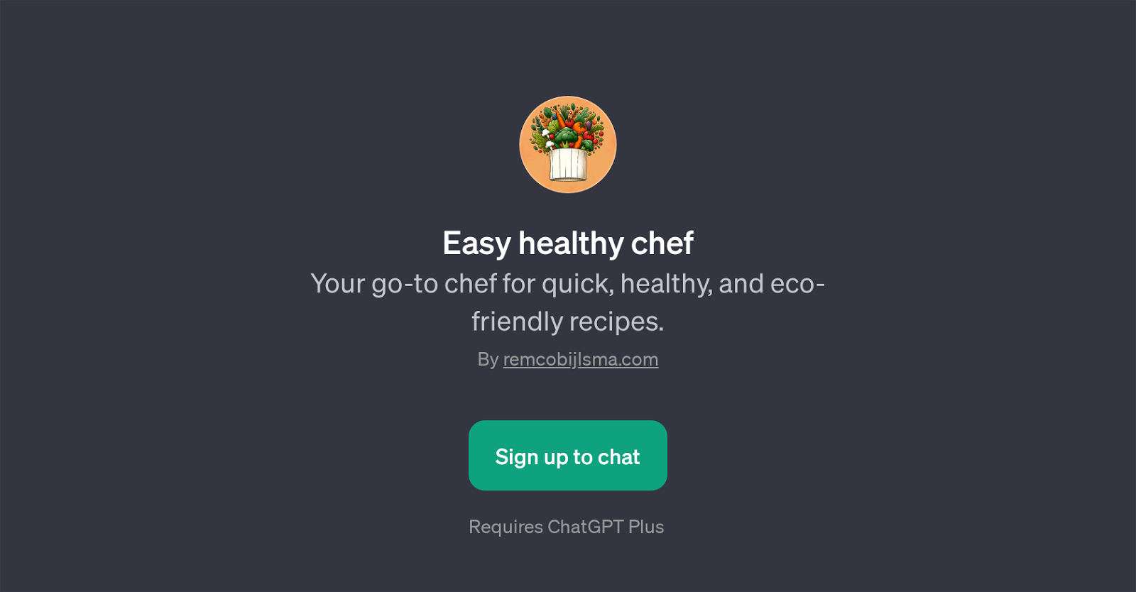 Easy Healthy Chef website