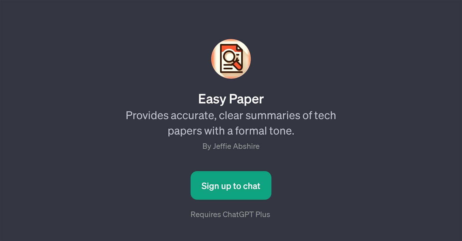 Easy Paper website
