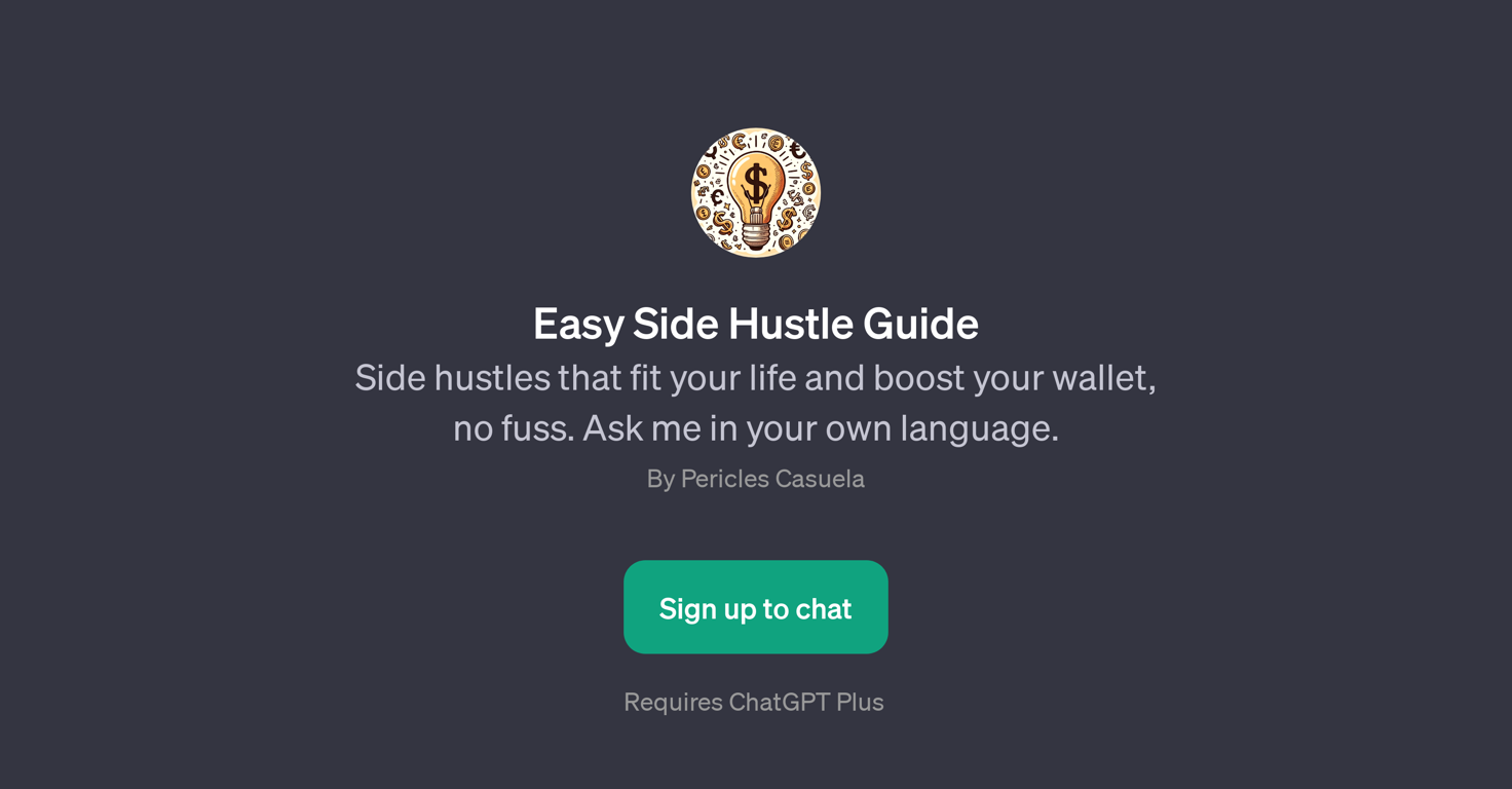 Easy Side Hustle Guide website