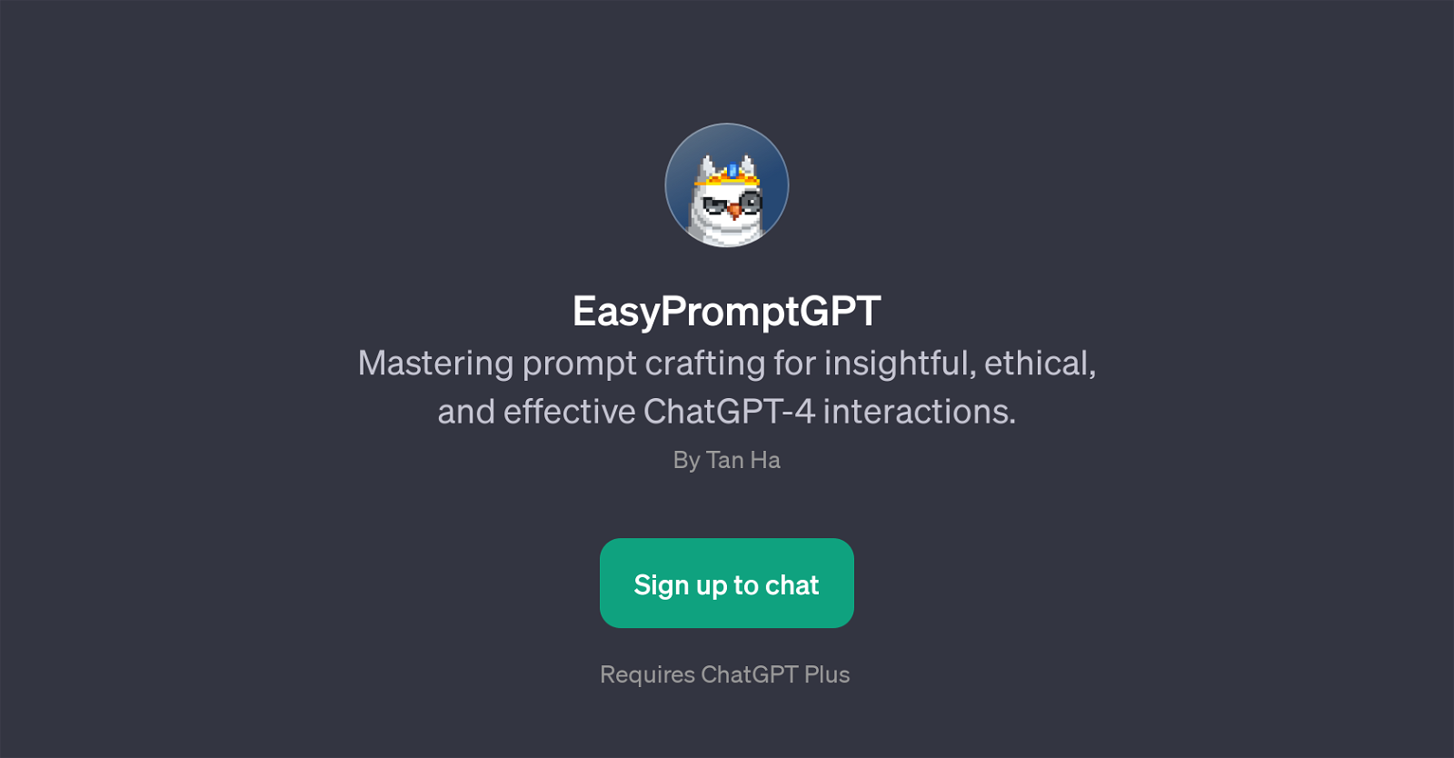 EasyPromptGPT website