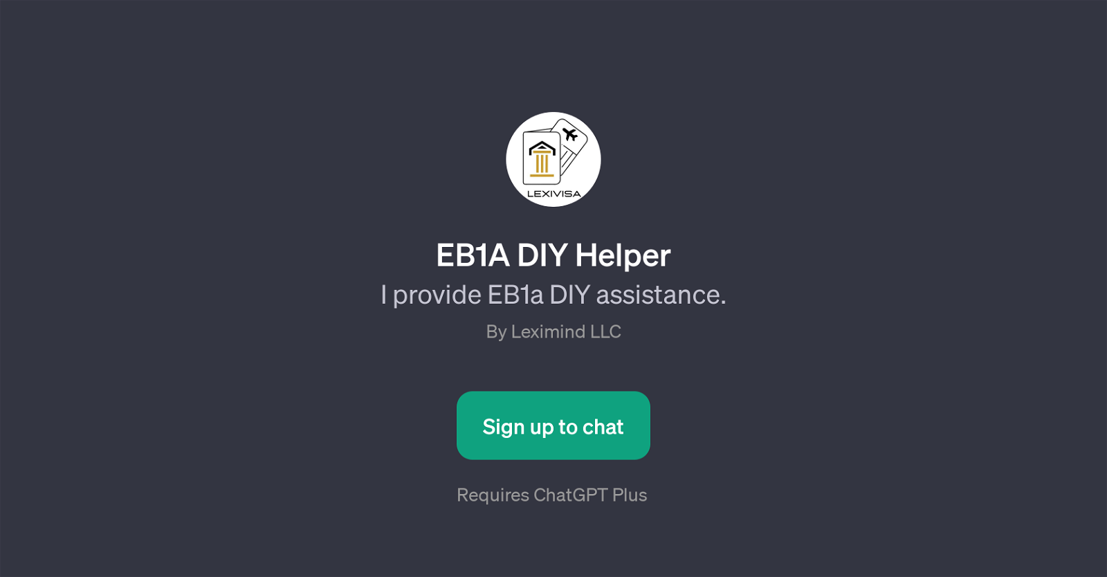 EB1A DIY Helper website