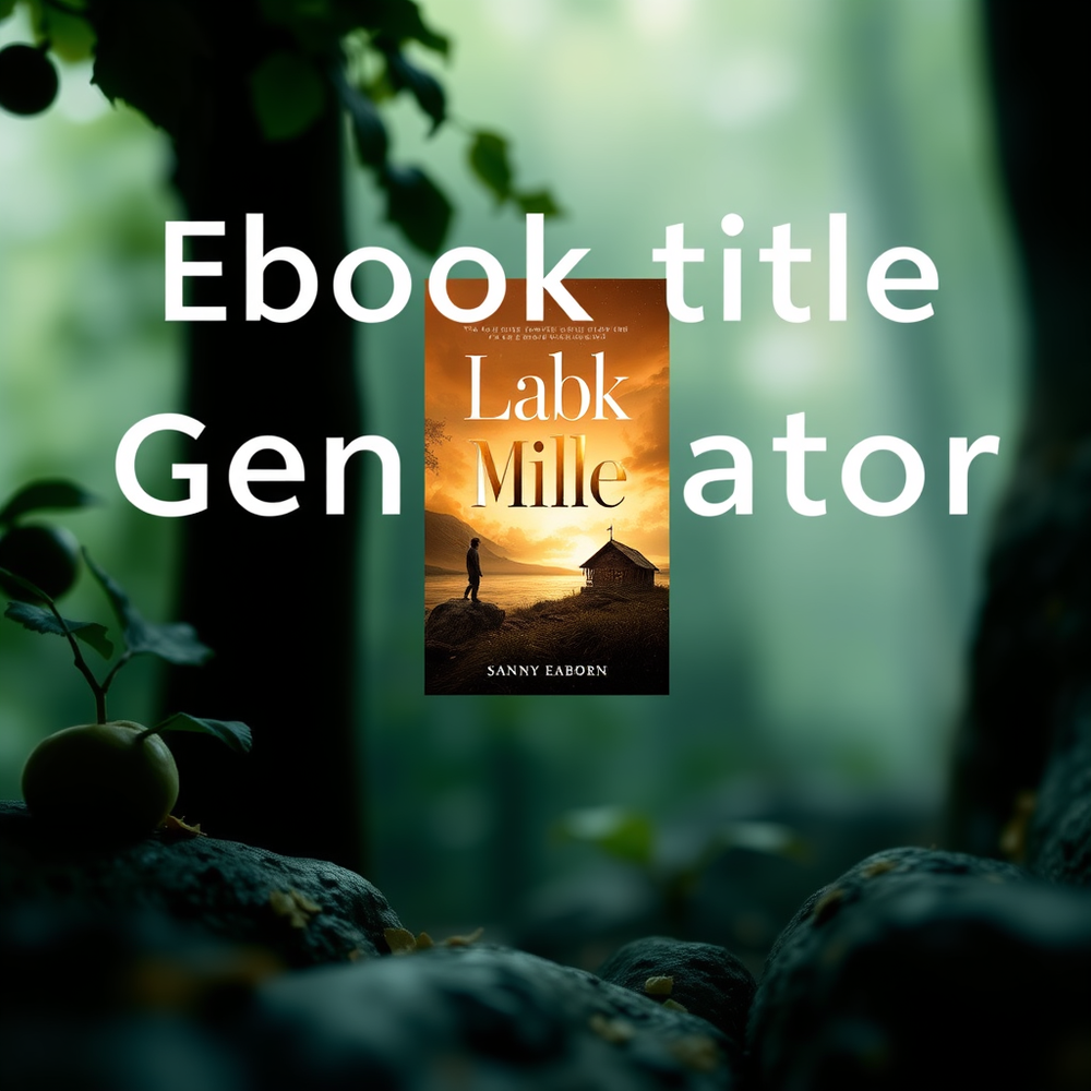 Ebook title Generator website
