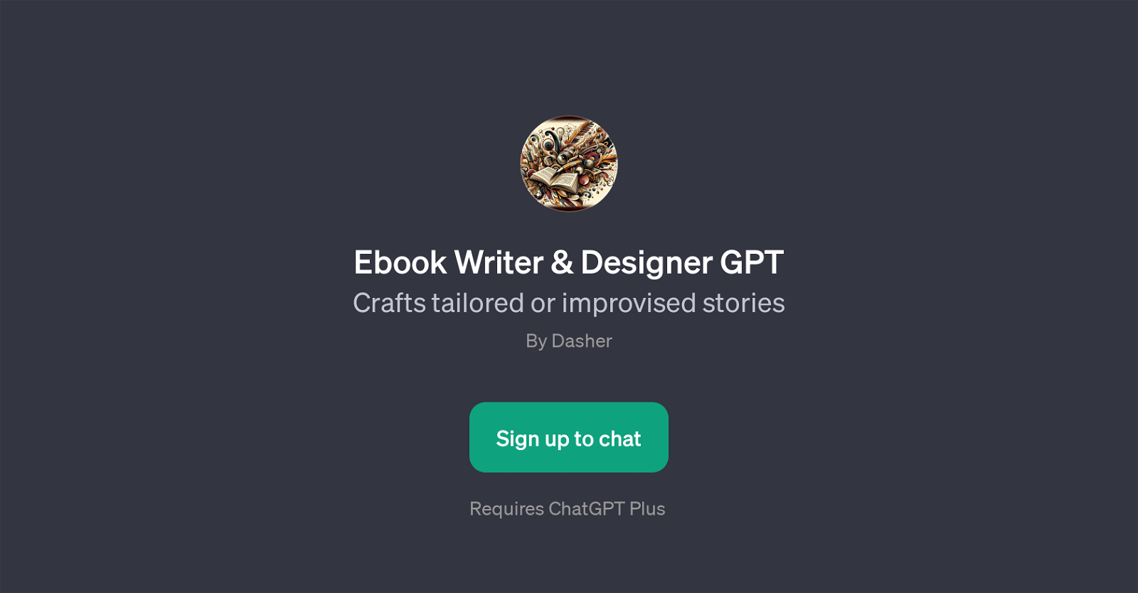Ebook Writer & Designer GPT website