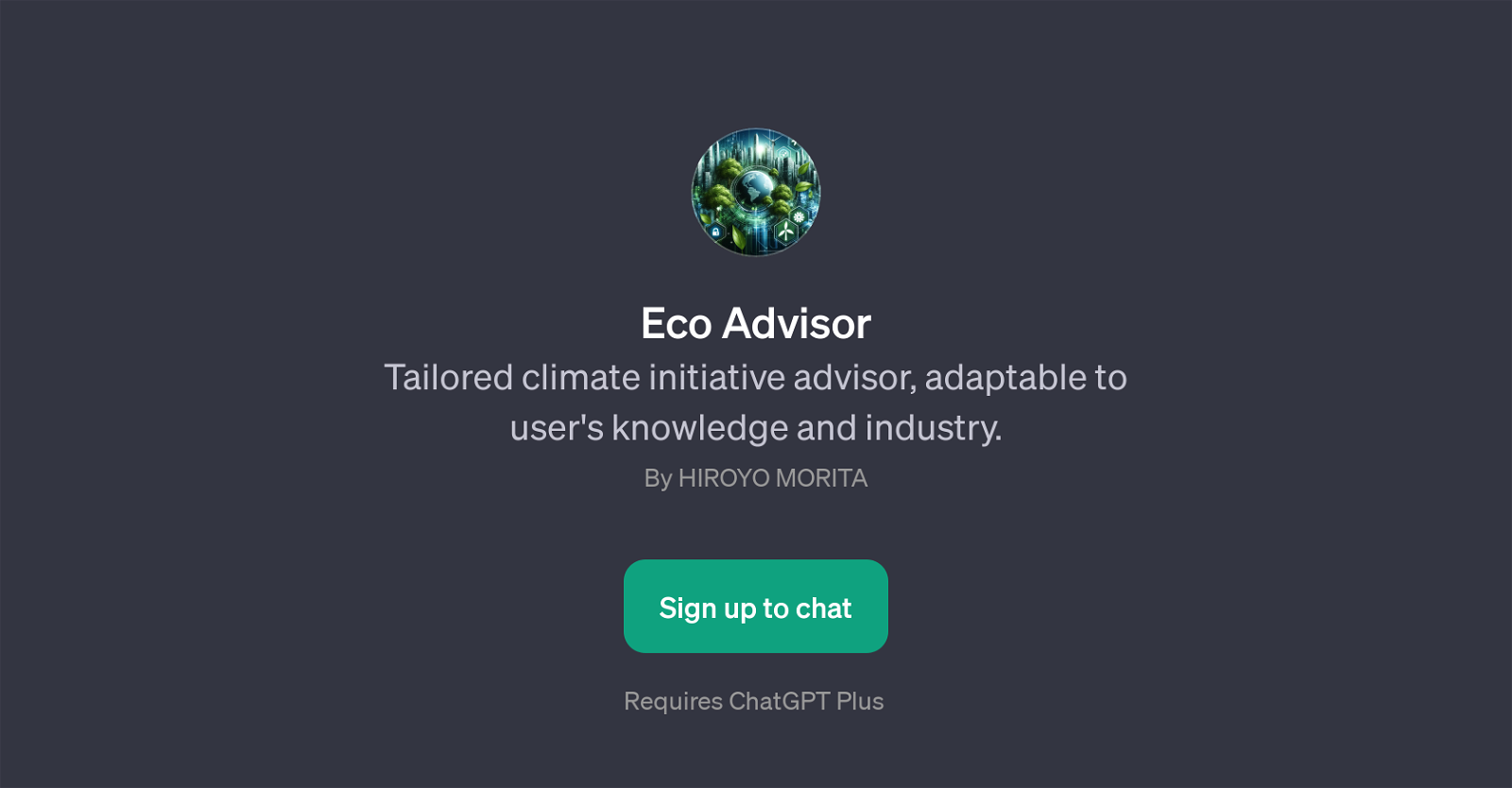 Eco Advisor website