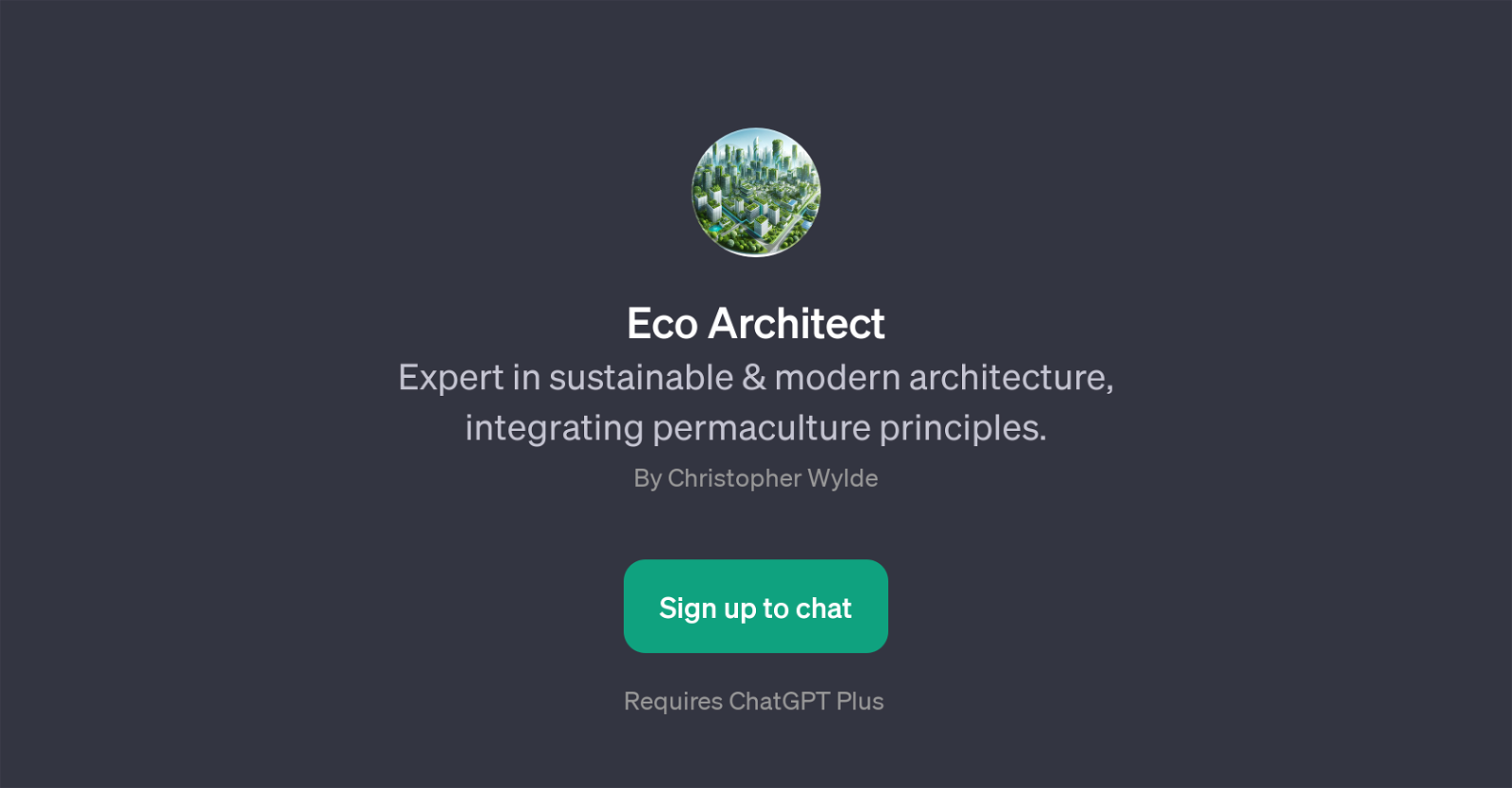 Eco Architect website