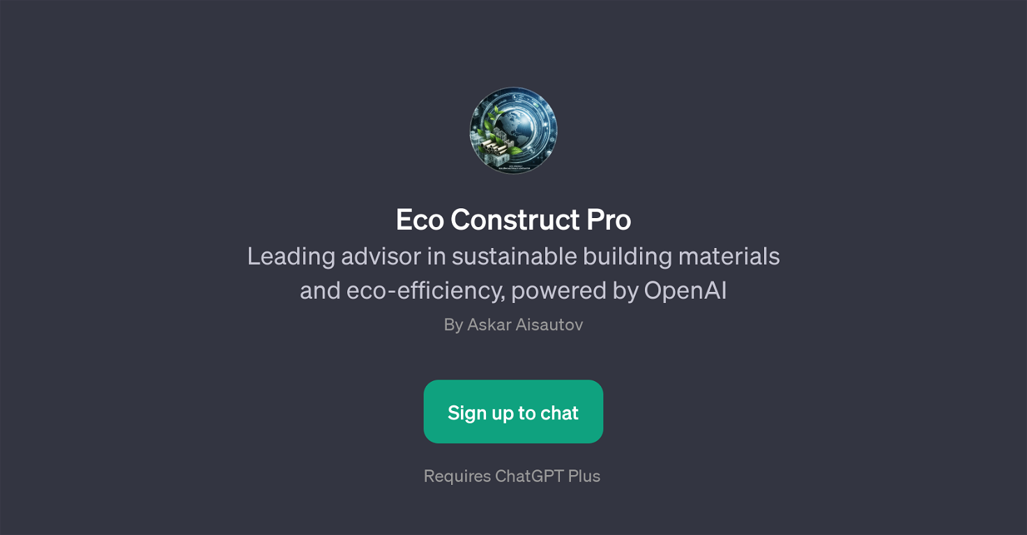 Eco Construct Pro website