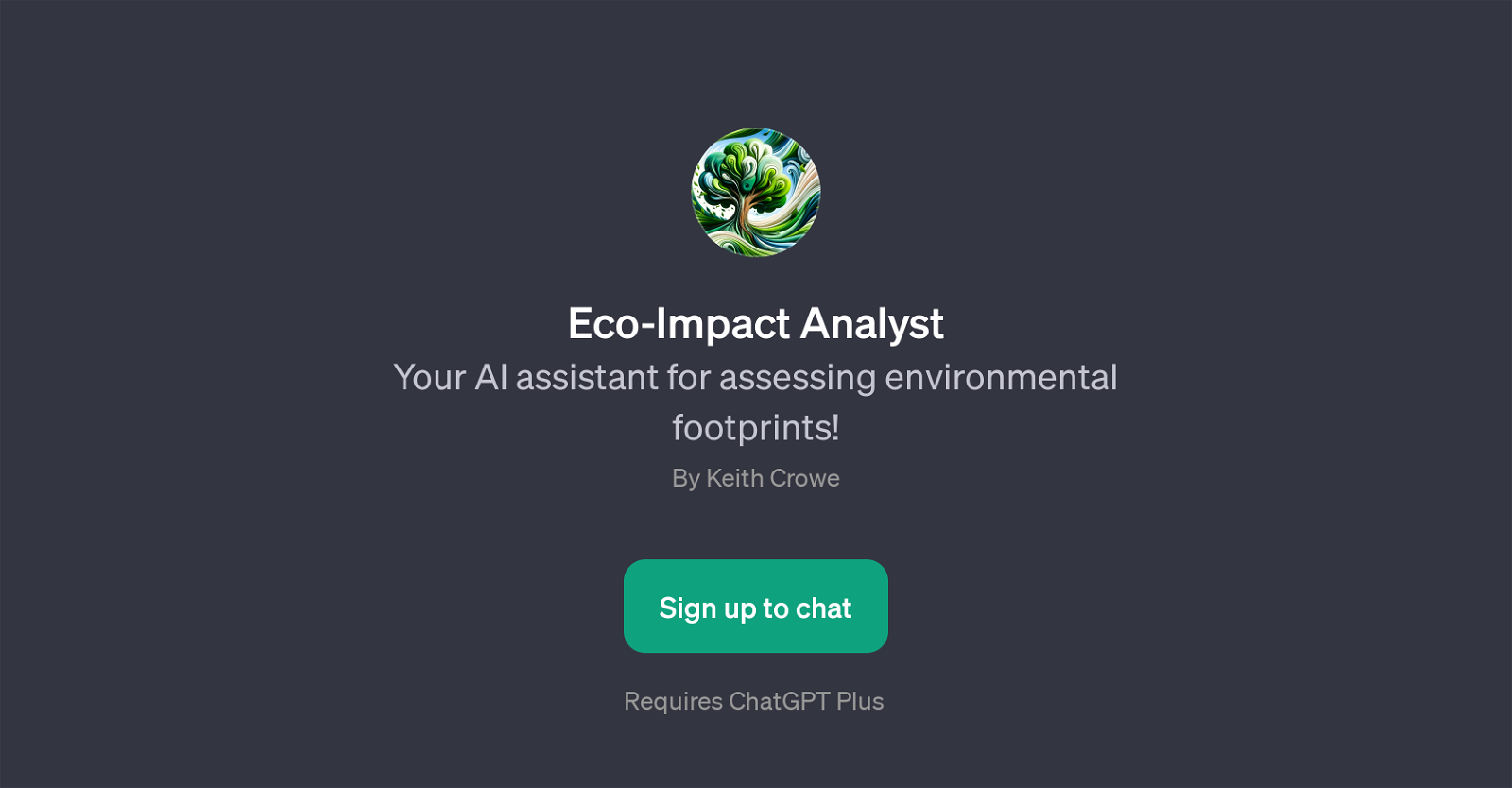 Eco-Impact Analyst website