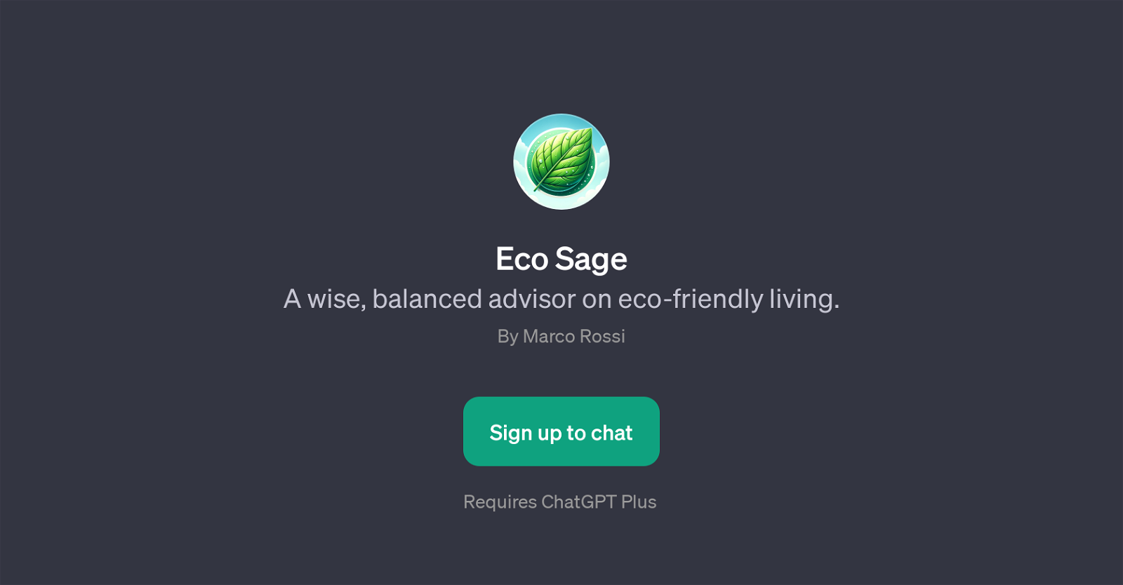 Eco Sage website