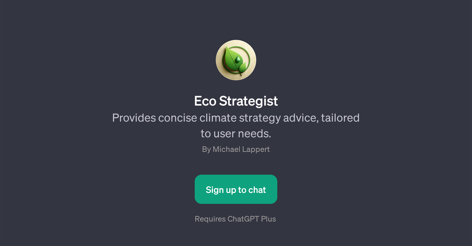 Eco Strategist website