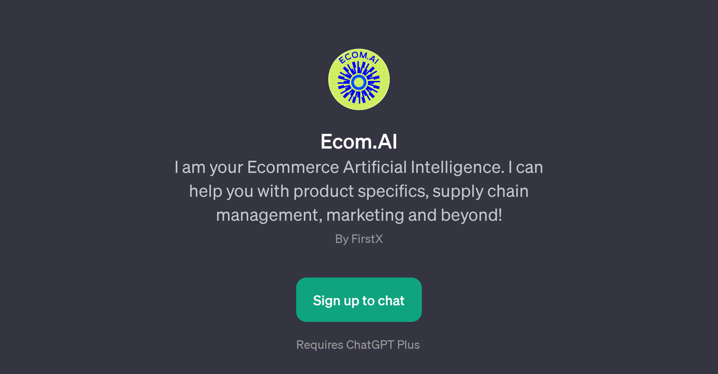 Ecom.AI website