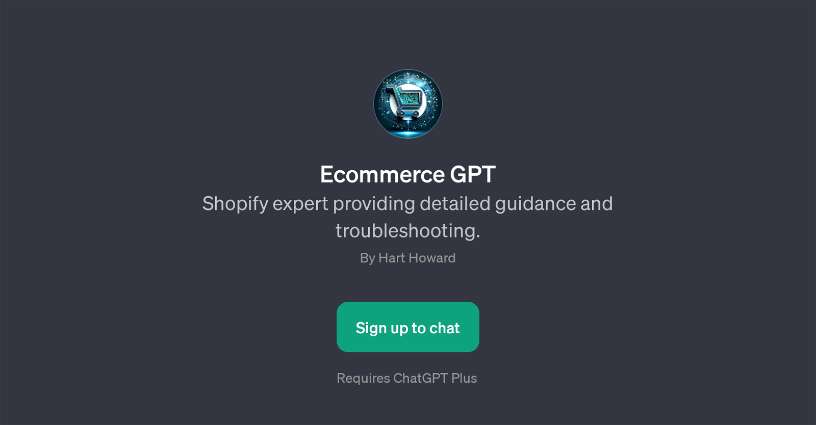Ecommerce GPT website