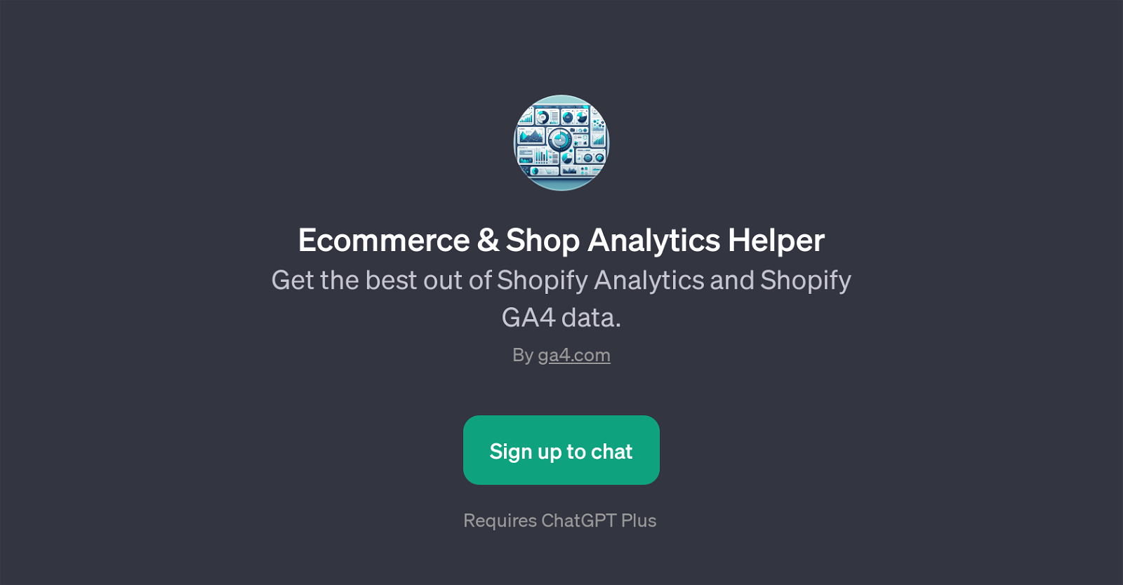 Ecommerce & Shop Analytics Helper website