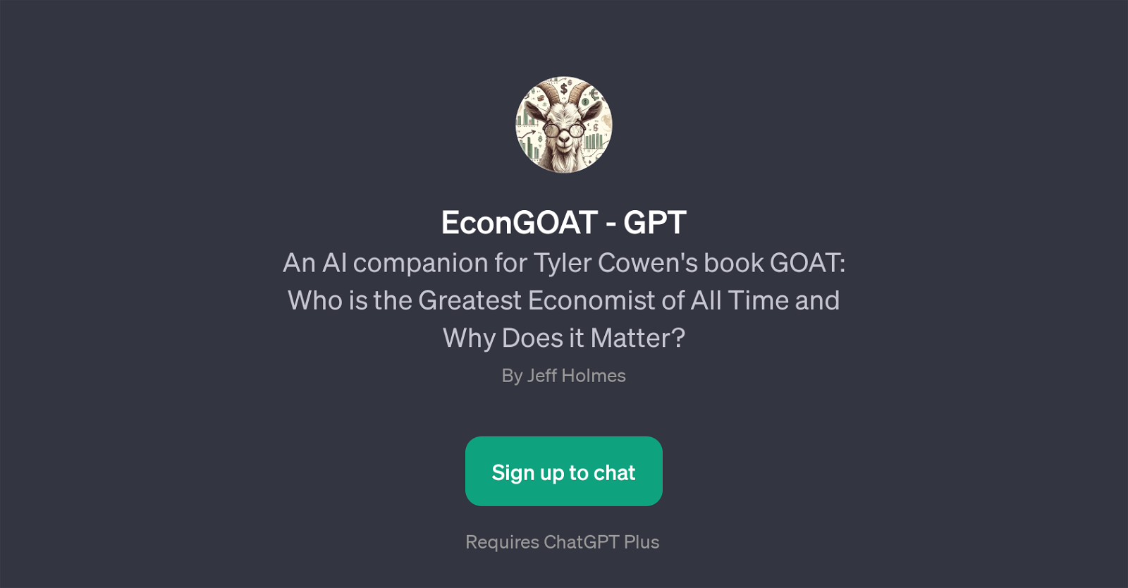 EconGOAT - GPT website