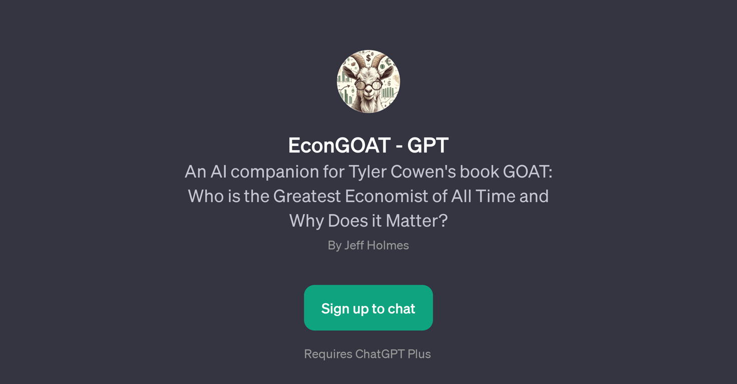 EconGOAT - GPT website