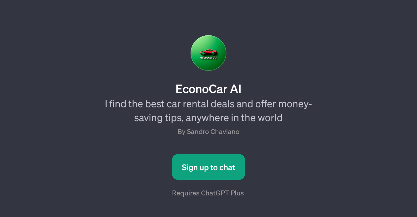 EconoCar AI website