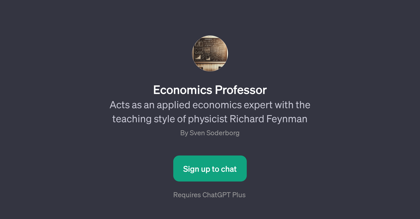 Economics Professor website