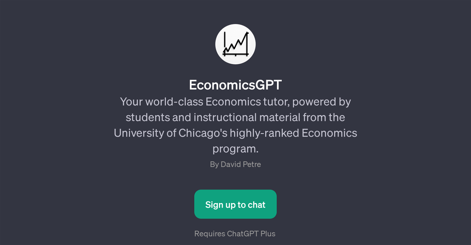 EconomicsGPT website