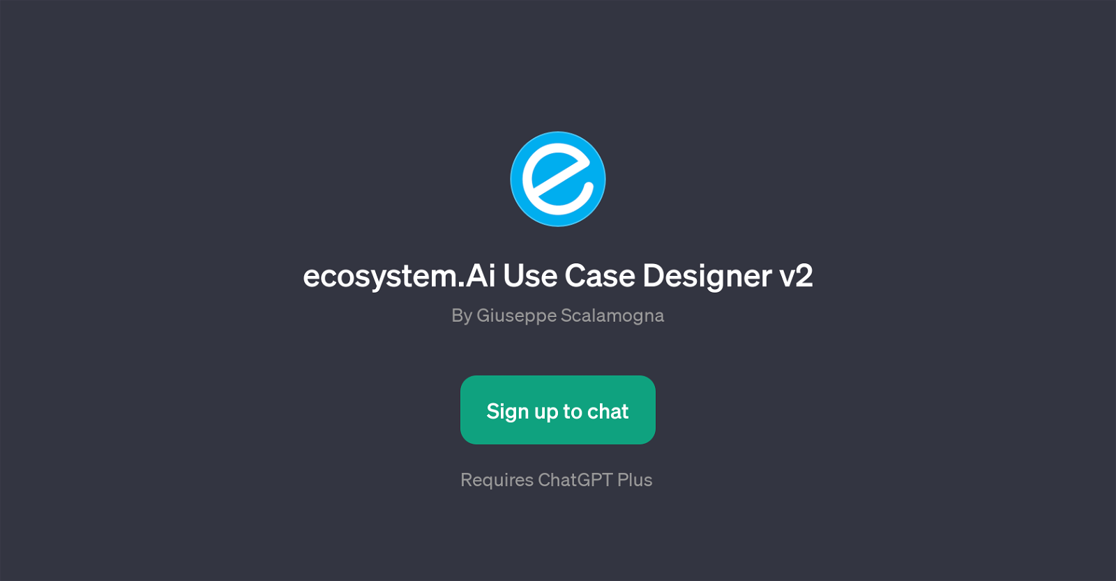 ecosystem.Ai Use Case Designer v2 website