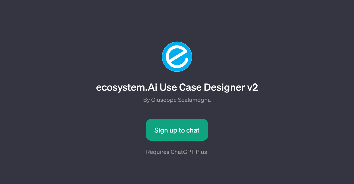 ecosystem.Ai Use Case Designer v2 website